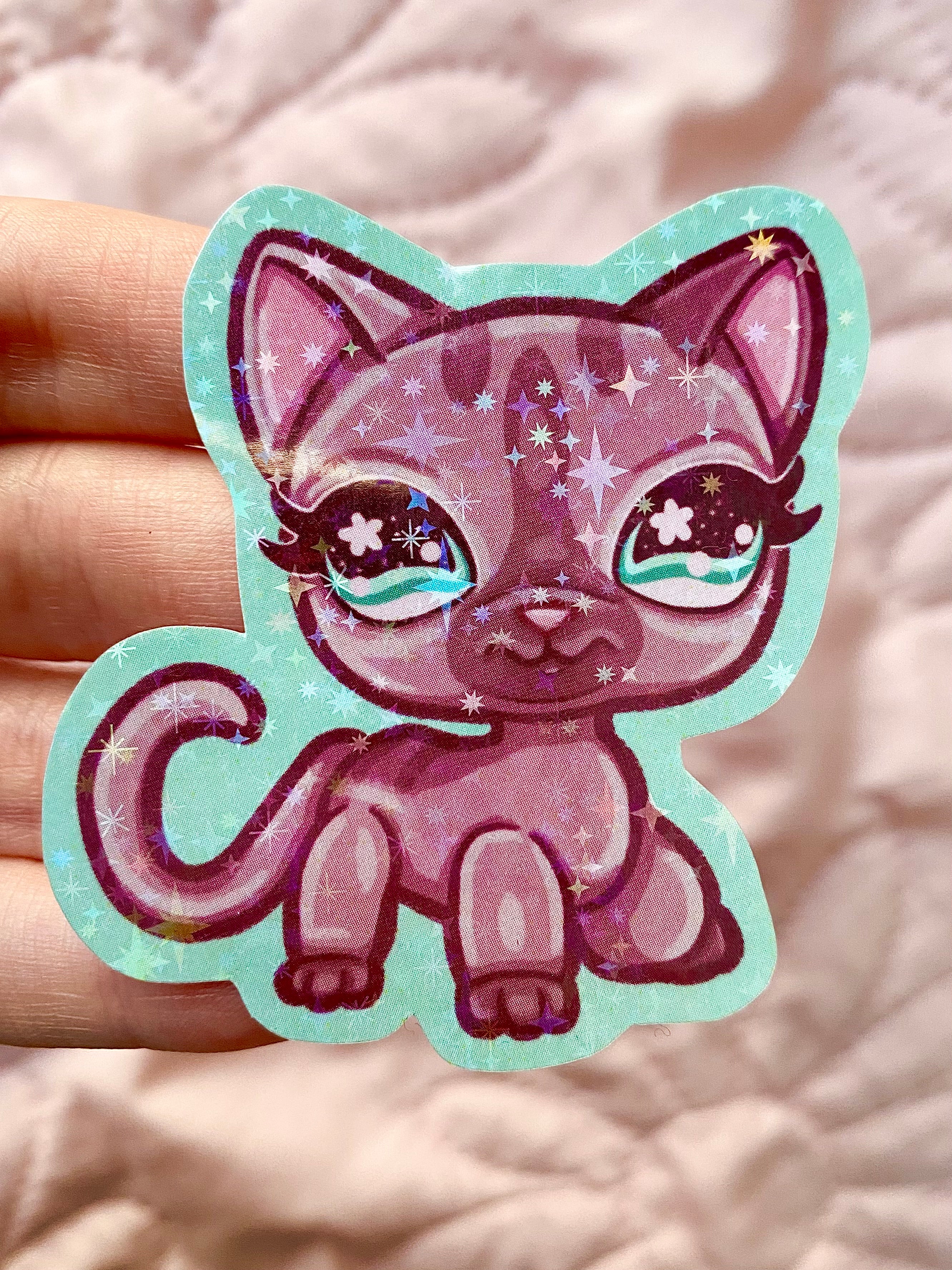 LPS Holographic Die Cut Stickers