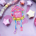 LPS Virtual Pet Themed Holographic Die Cut Sticker