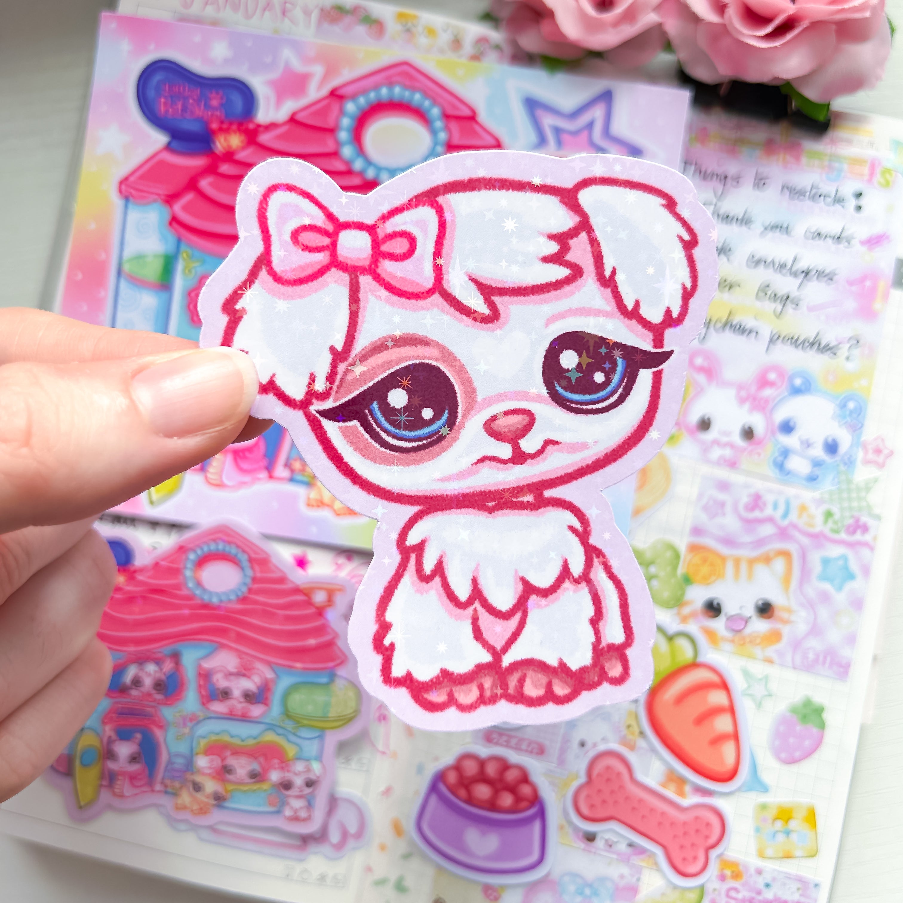 LPS Themed Sticker and Print Stationery Bundle
