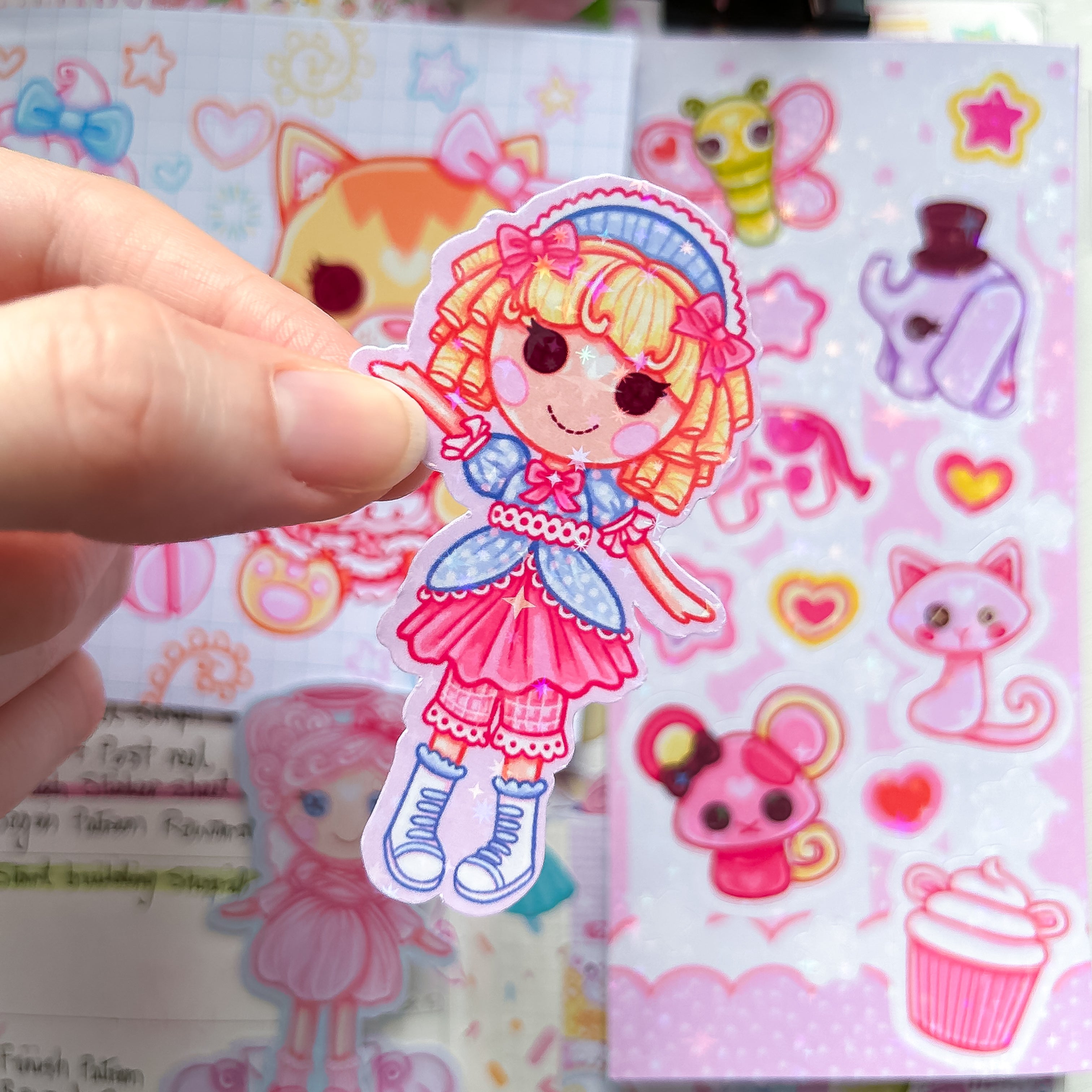 Lalaloopsy Themed Sticker and Print Stationery Bundle