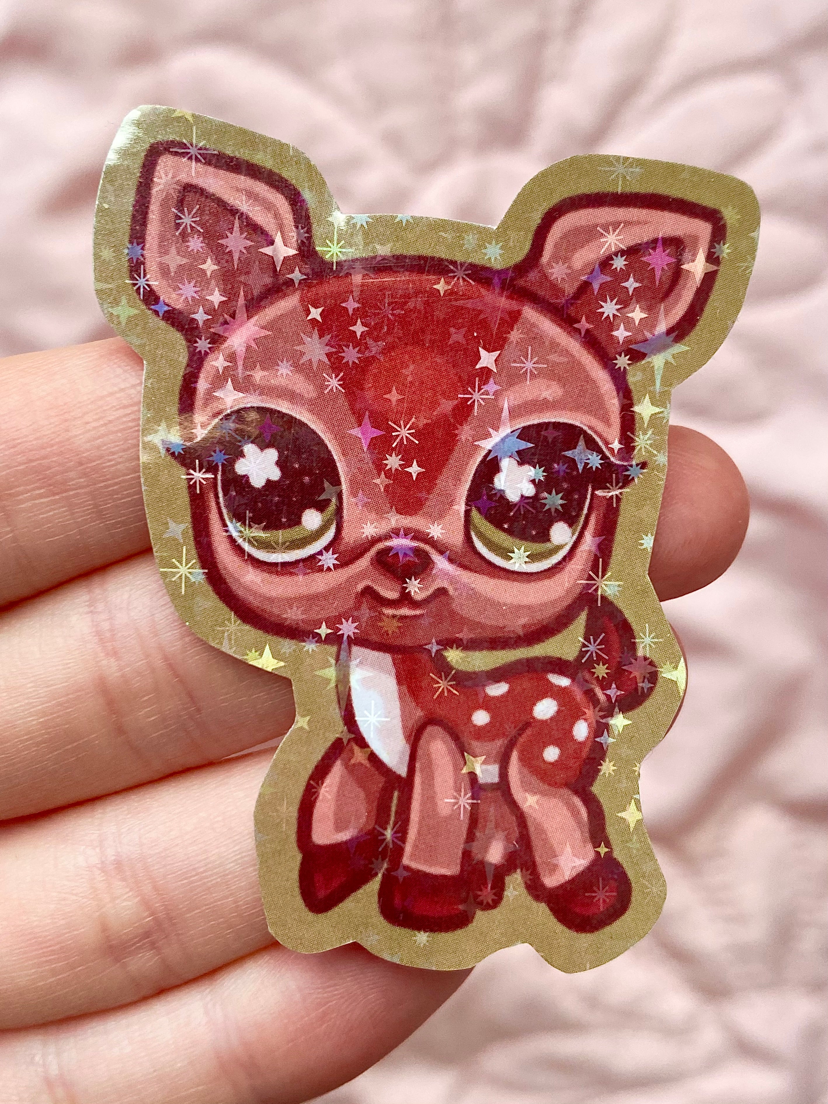 LPS Holographic Die Cut Stickers