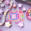 Pink Virtual Pet Matte Die Cut Sticker