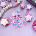 Rag doll Lamb and Kitten Holographic Die Cut Stickers