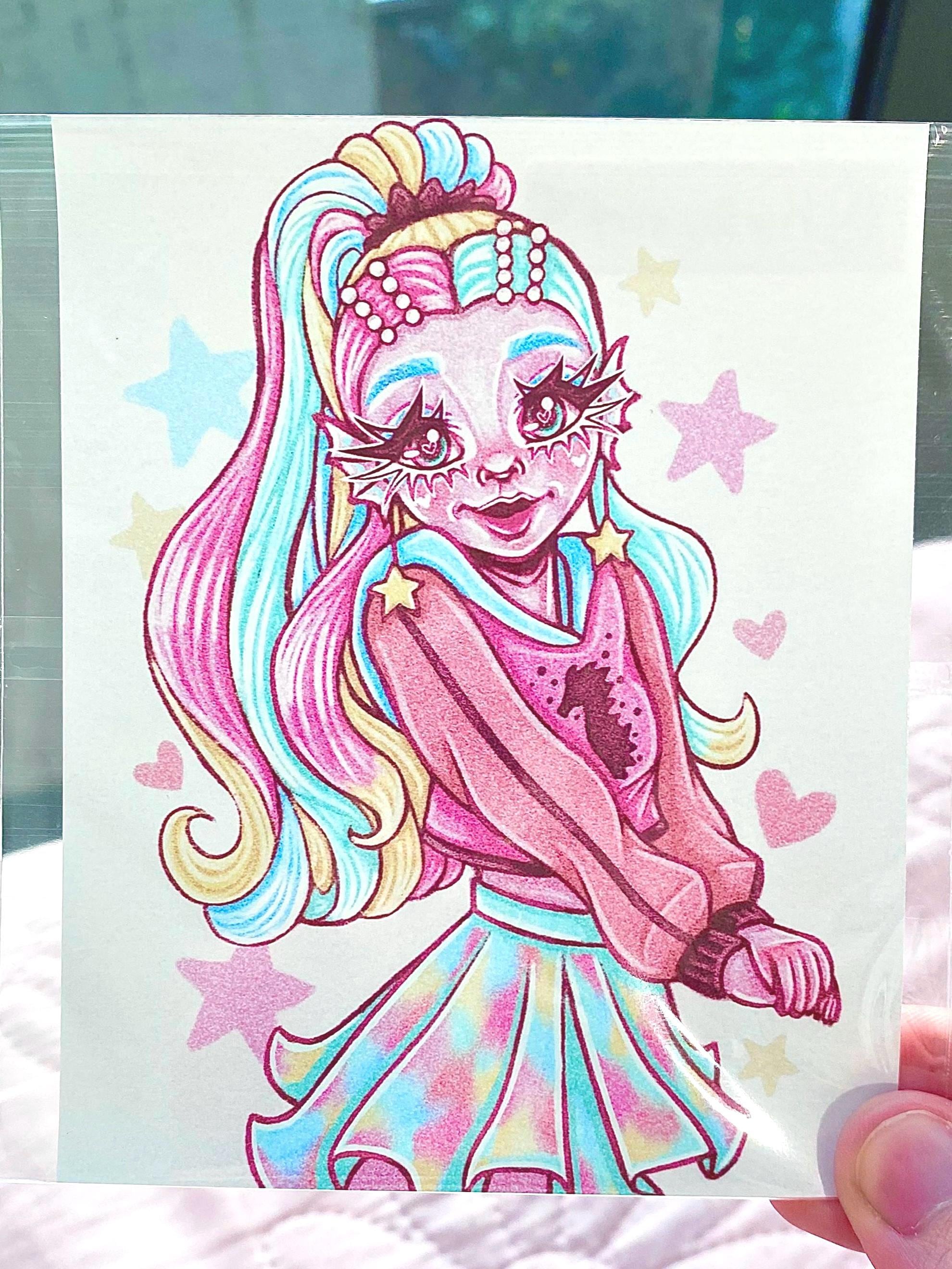 Monster Goth Ghoul Girl Themed Mini Prints