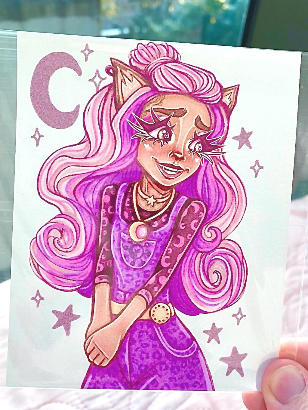 Monster Goth Ghoul Girl Themed Mini Prints