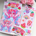 Shopkins Themed Stickers and Print Stationery Bundle