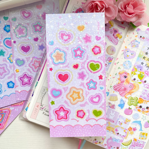 Deco Holographic Sticker Sheets