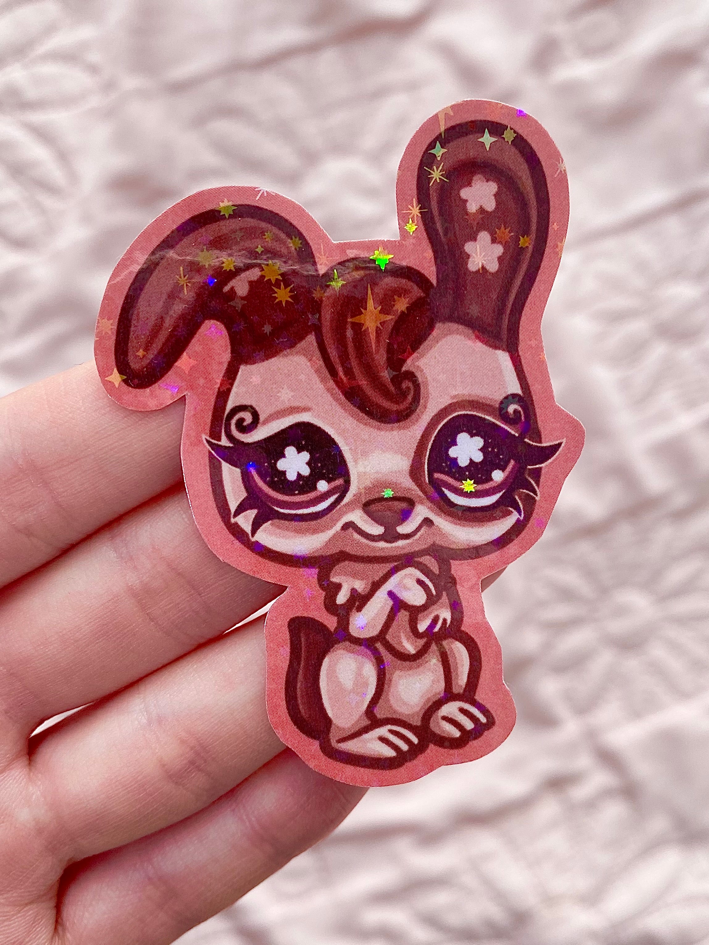 LPS Holographic Die Cut Stickers