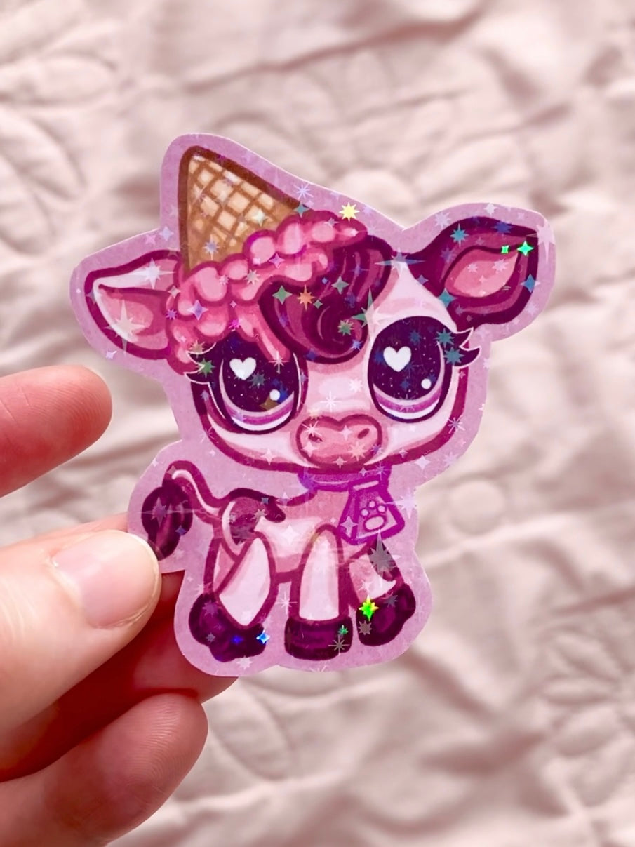 LPS Holographic Die Cut Stickers