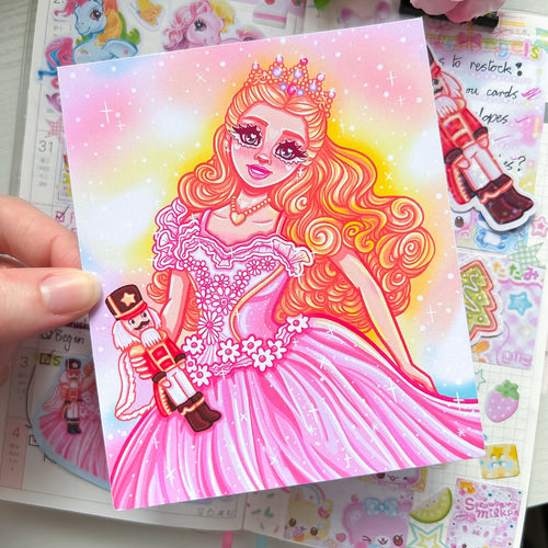 Clara Nutcracker Themed Sticker and Print Stationery Bundle