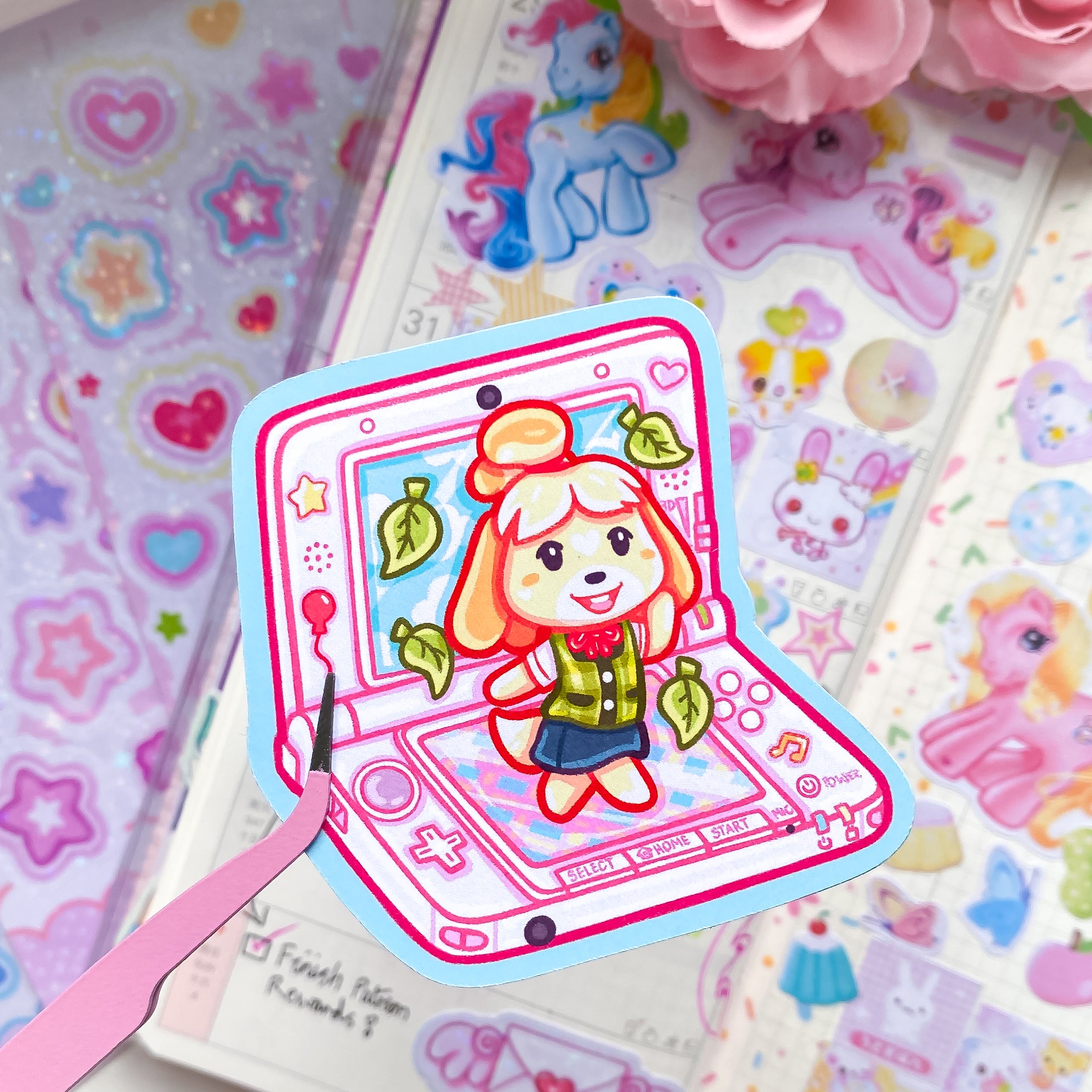 Animal Crossing 3DS Die Cut Sticker