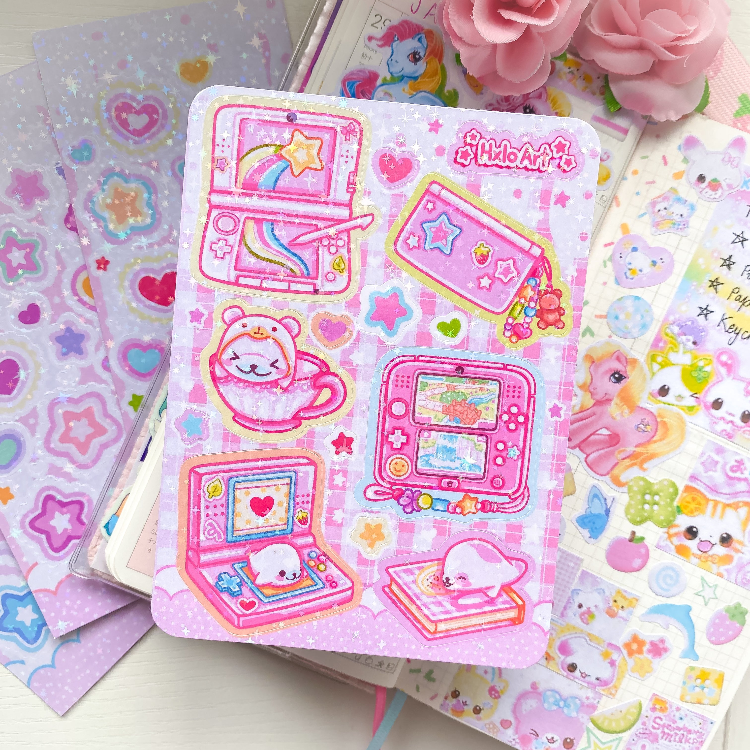 DS Nostalgia Holographic Sticker Sheet