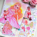 Clara Nutcracker Themed Sticker and Print Stationery Bundle