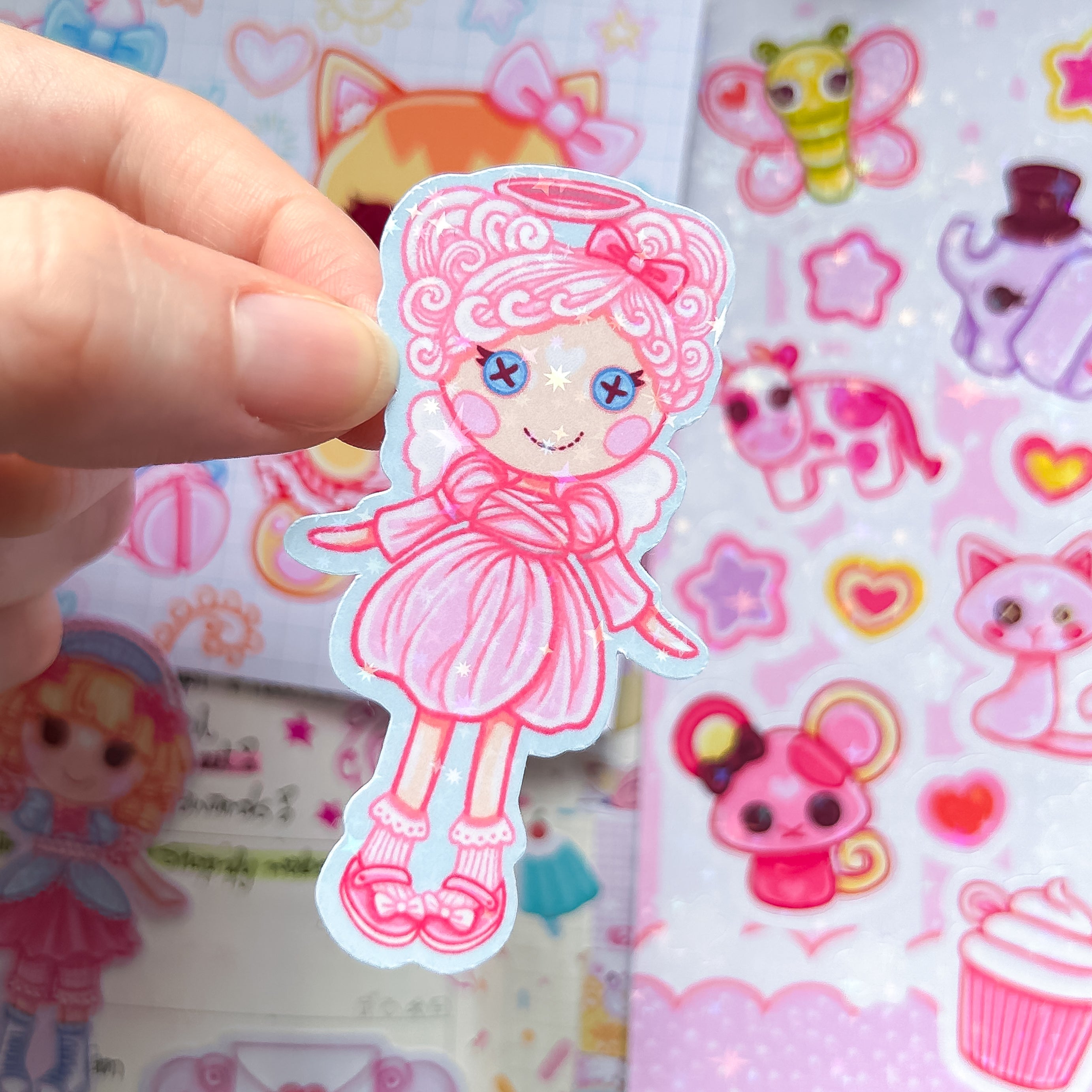 Lalaloopsy Themed Sticker and Print Stationery Bundle
