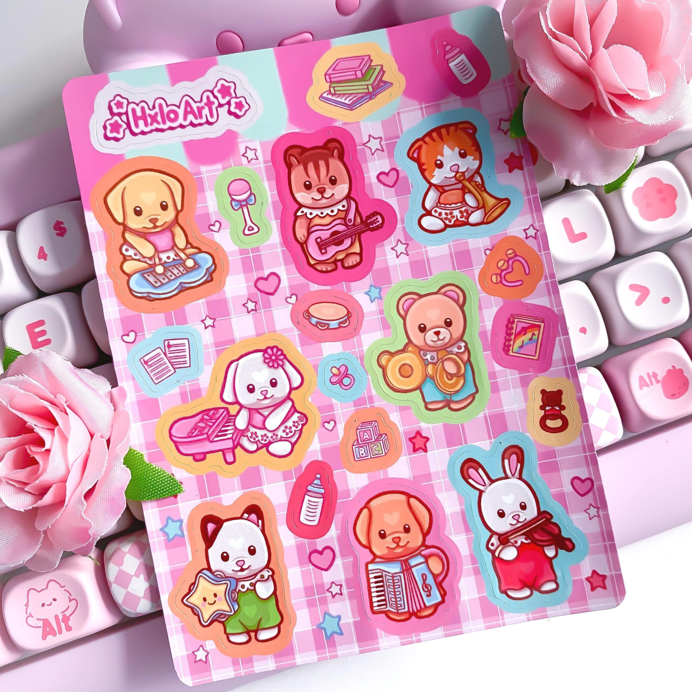 Calico Critter Sticker Sheet