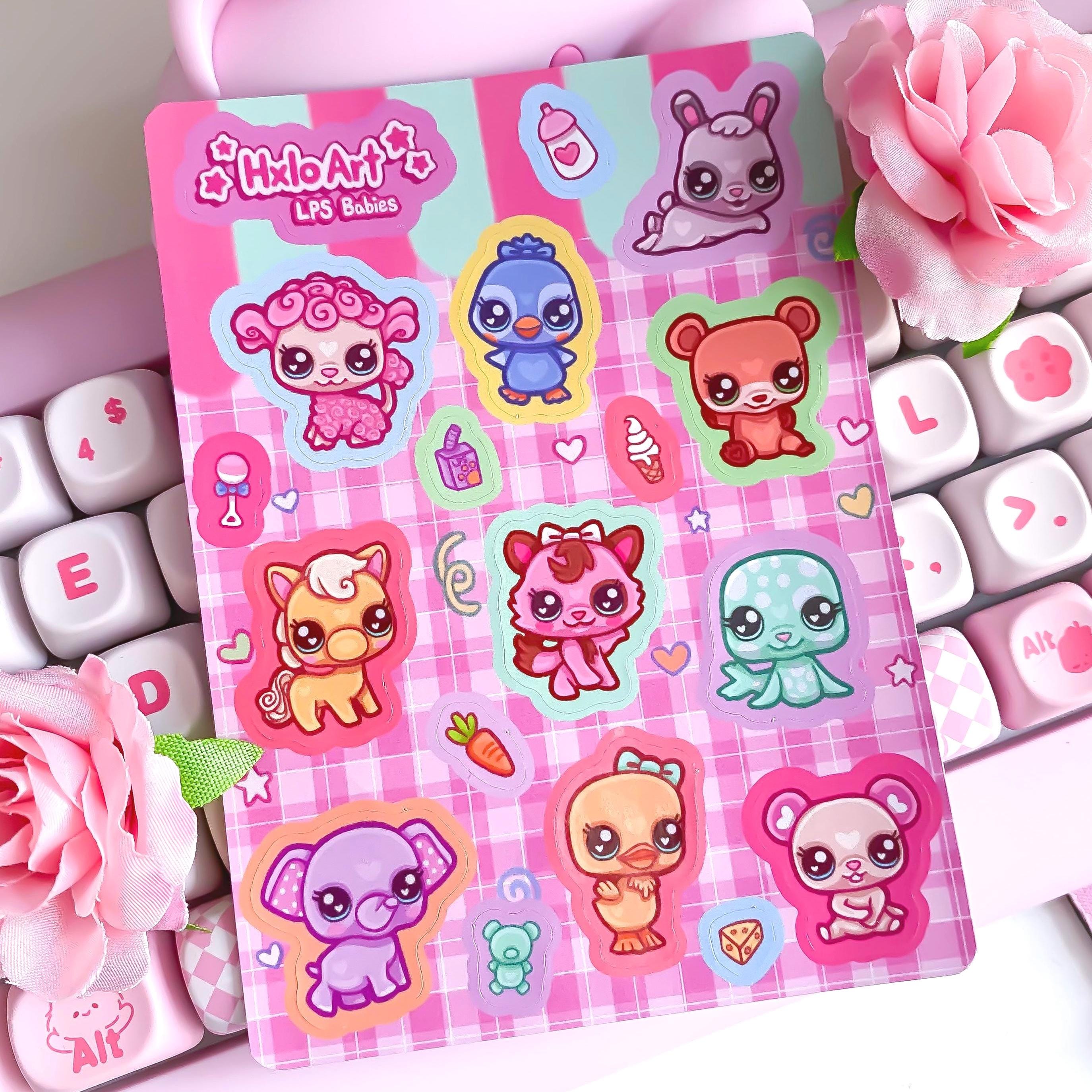 LPS Baby Animals Sticker Sheet